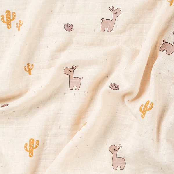 Done by Deer swaddle pamučna pelena 120×120 Lalee Powder - Image 3