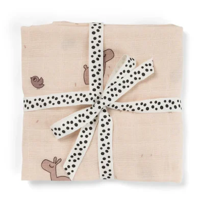 Done by Deer swaddle pamučna pelena 120×120 Lalee Powder