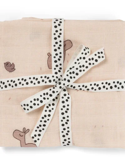 Done by Deer swaddle pamučna pelena 120×120 Lalee Powder