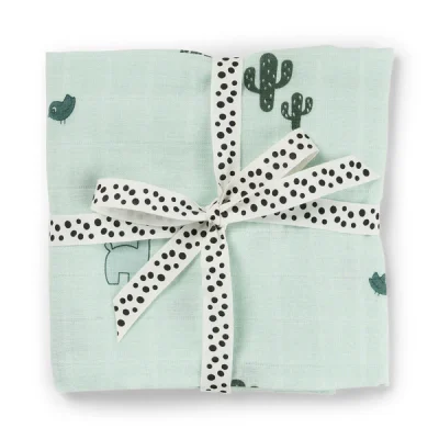 Done by Deer swaddle pamučna pelena 120×120 Lalee Blue
