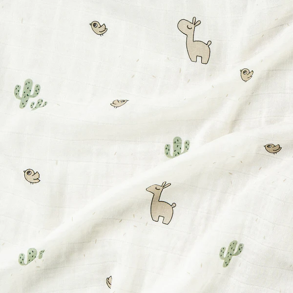Done by Deer swaddle pamučna pelena 120×120 Lalee Sand - Image 3