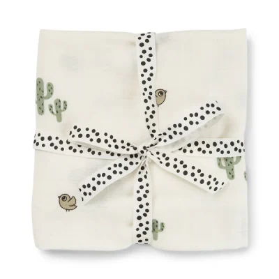 Done by Deer swaddle pamučna pelena 120×120 Lalee Sand