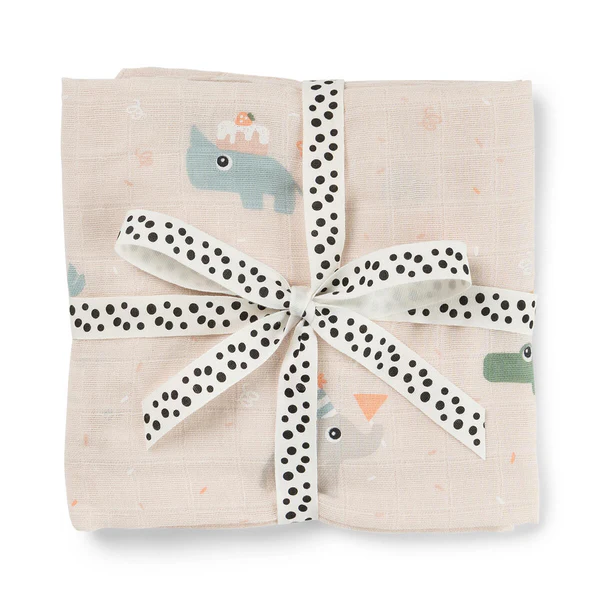 Done by Deer swaddle pamučna pelena 120×120 Celebration Powder