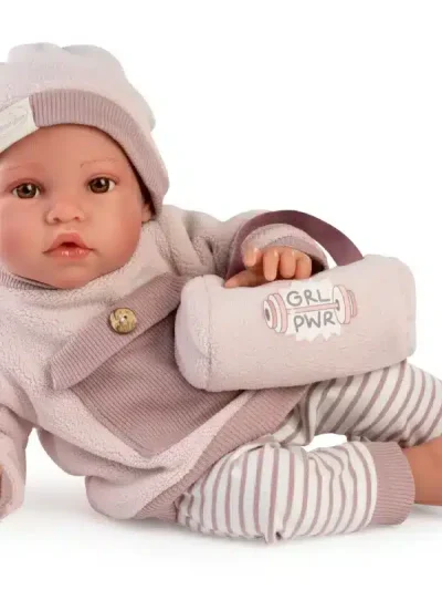 Antonio Juan lutka beba ERIKA sportašica 42 cm