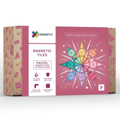 Connetix Tiles Pastel Geometrijski set (40 kom)