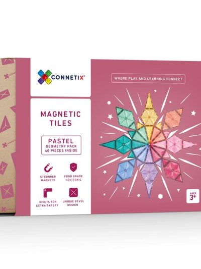 Connetix Tiles Pastel Geometrijski set (40 kom)