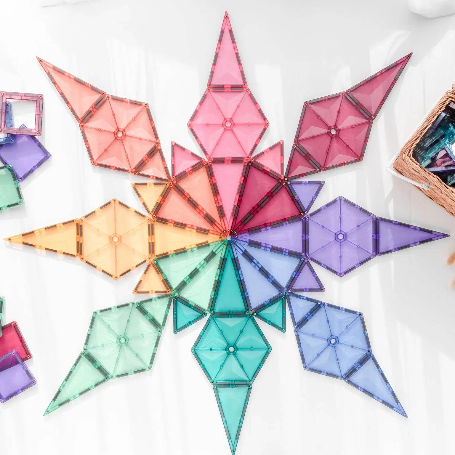 Connetix Tiles Pastel Geometrijski set (40 kom) - Image 2