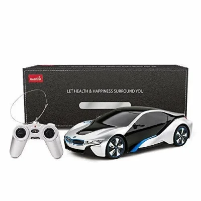 Rastar BMW i8 – bijelo-srebrni auto na daljinski 1:24
