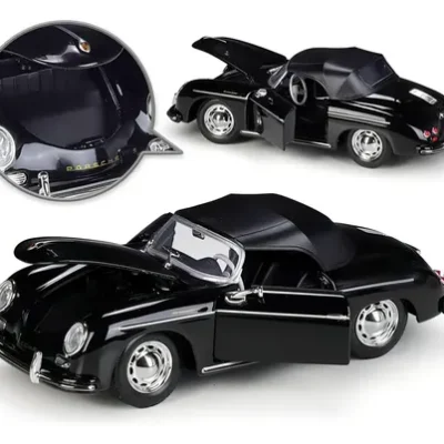 Welly Porsche 356A Speedster – crni metalni model 1:24