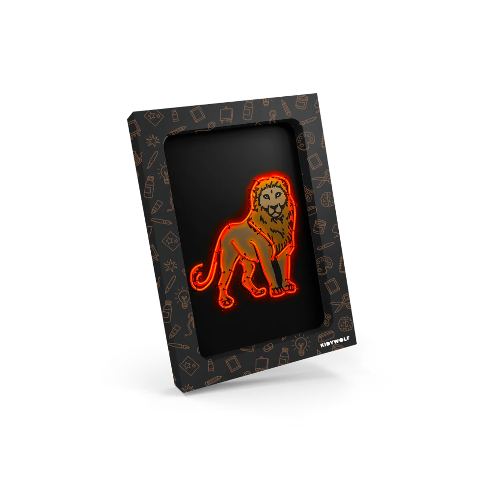 Kidywolf KIDYNEON Kreativni set za svjetleću zidnu dekoraciju Animals - Image 7
