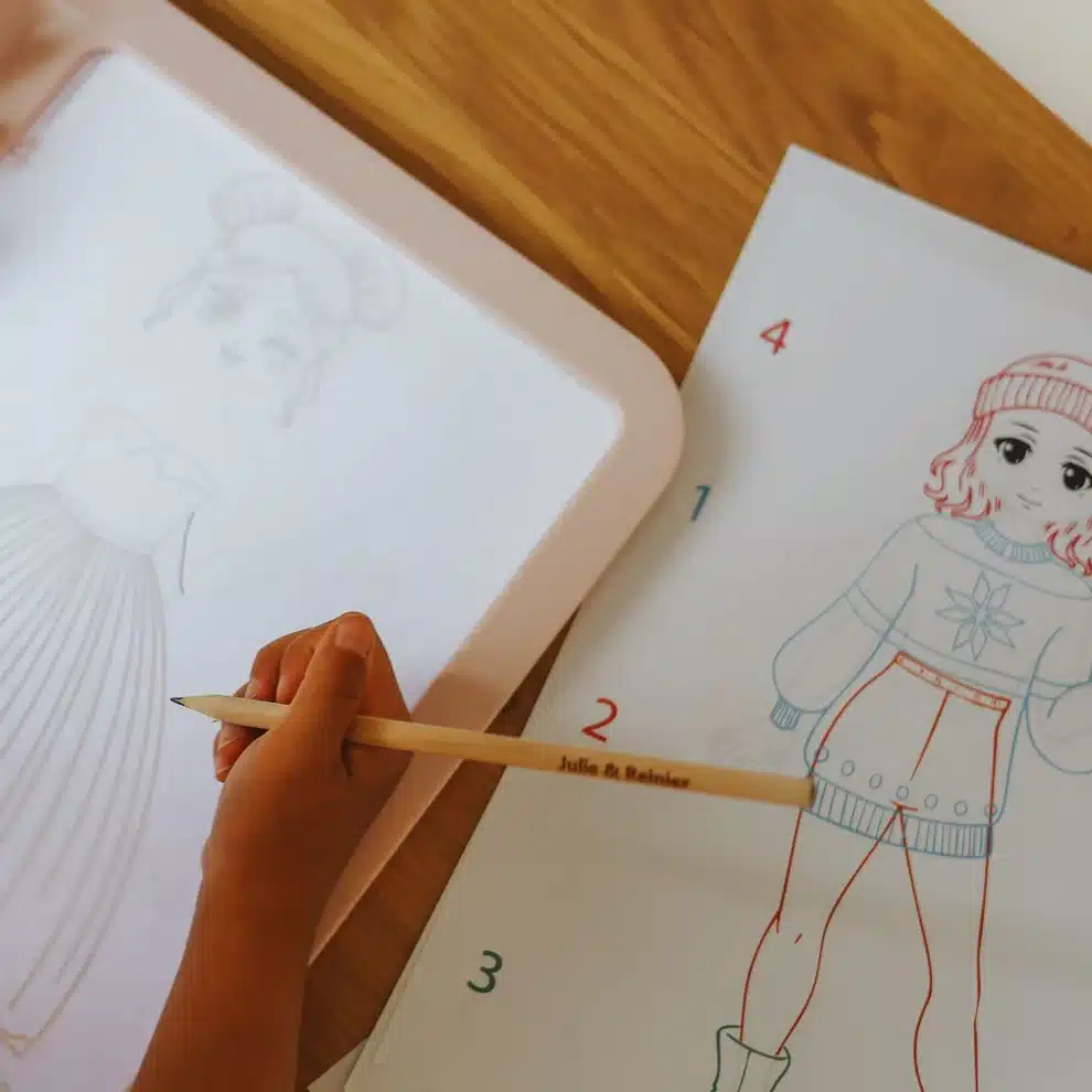 Kidywolf KIDYDRAW PRO Svjetleća tabla za crtanje i pisanje Pink - Image 3