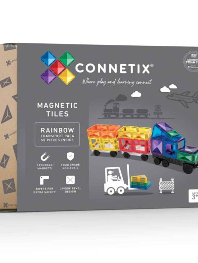 Connetix Tiles - Rainbow Transport set (50 kom)