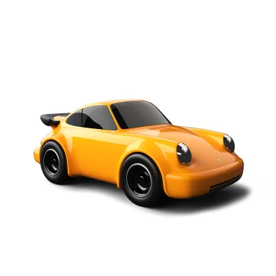 Baghera Racing autić Porsche 911 Yellow Licencirani model