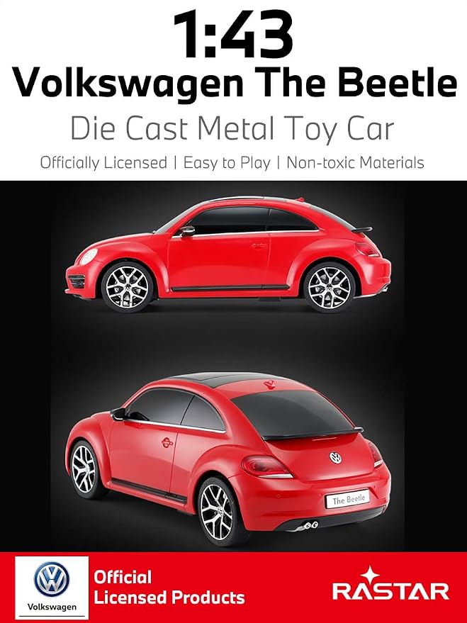 Rastar Volkswagen Buba – metalni autić 1:43, više boja - Image 2