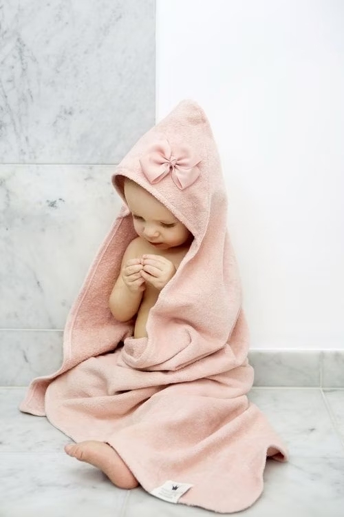 Elodie Peškir s kapuljačom - Powder Pink - Image 2