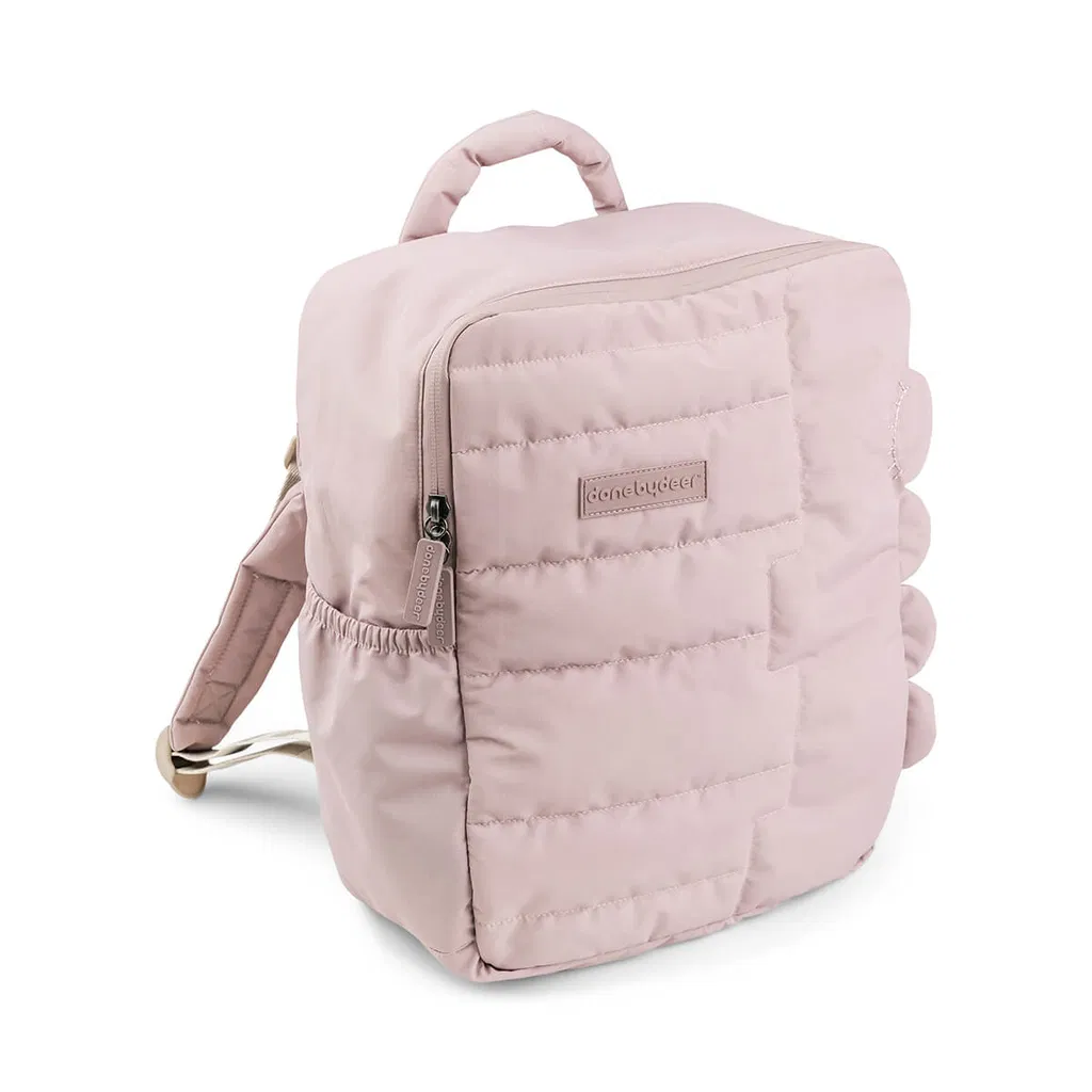 Done by Deer Quilted ruksak 9,6L Croco Powder
