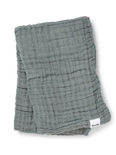Elodie Višeslojna muslin dekica Deco Turquoise 120X120