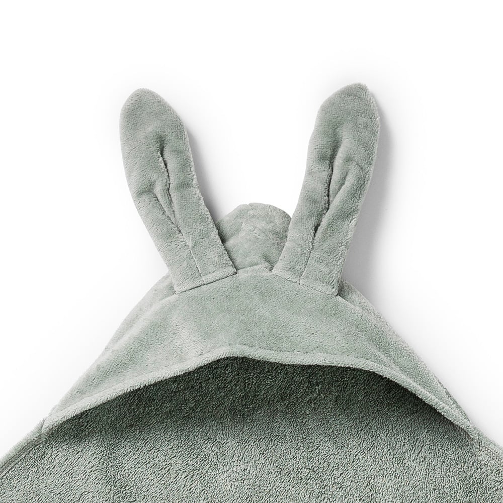 Elodie Peškir s kapuljačom Mineral Green Bunny - Image 4