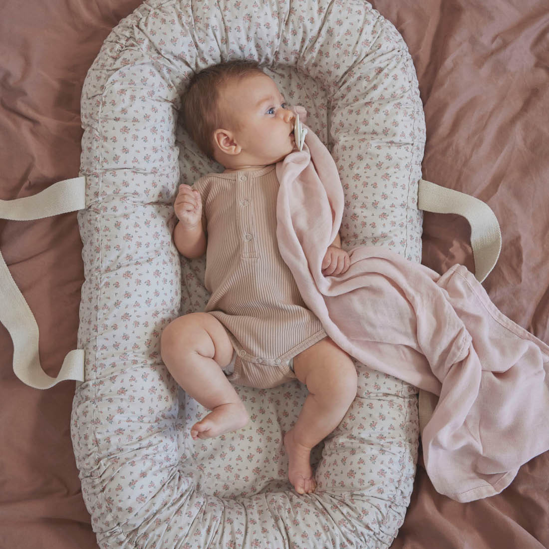 Elodie Cucle silikon Binky Bundle za novorođenče Powder Pink (0-6m) 2kom - Image 2