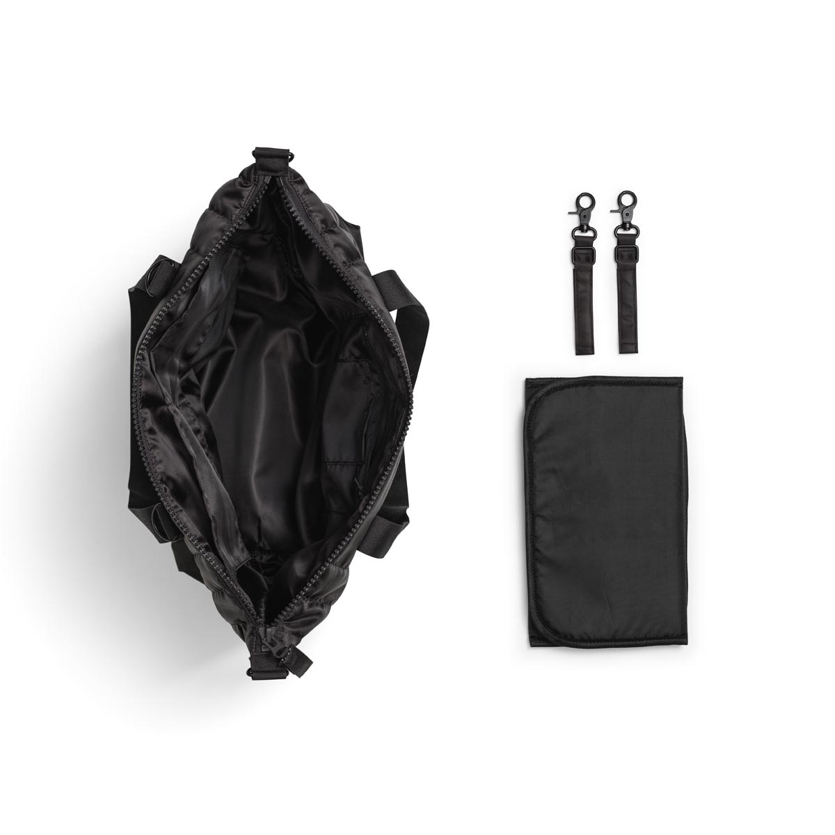 Elodie Torba za previjanje - Quilted Black - Image 2