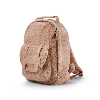 Elodie Mini ruksak Pink Bouclé