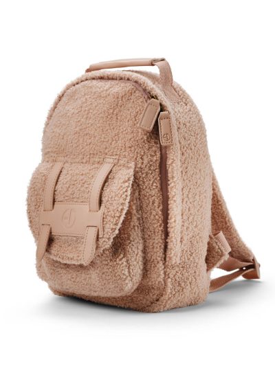 Elodie Mini ruksak Pink Bouclé
