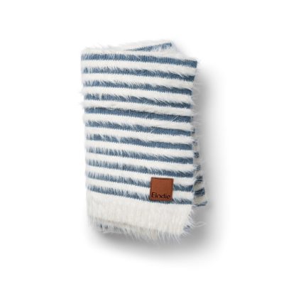Elodie Plišana pletena dekica Furry Knit Blanket, Berry Blue