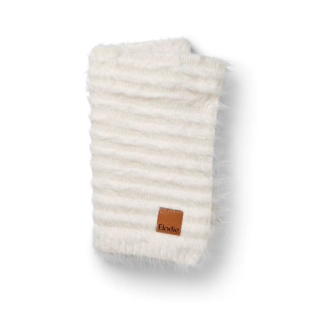 Elodie Plišana pletena dekica Furry Knit Blanket, Vanilla White