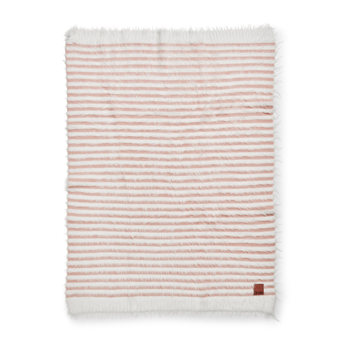 Elodie Plišana pletena dekica - Furry Knit Blanket, Faded Rose - Image 5