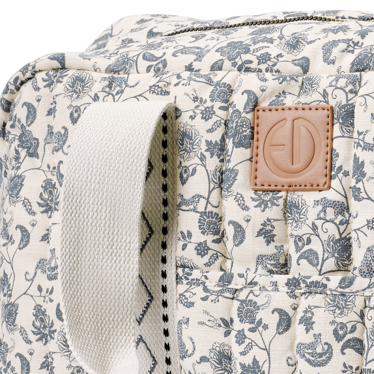 Elodie torba za previjanje Quilted - Garden Leo Toile - Image 8