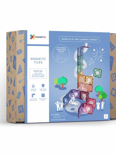 Connetix Tiles Pastel Ball Run Expansion set (80 kom)