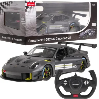 Rastar Porsche 911 GT2 RS Clubsport 25 – sivi auto na daljinski 1:14