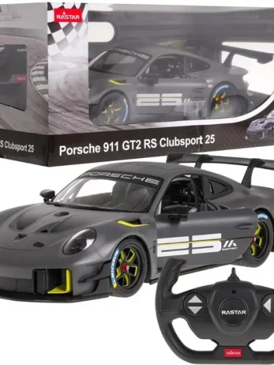 Rastar Porsche 911 GT2 RS Clubsport 25 – sivi auto na daljinski 1:14