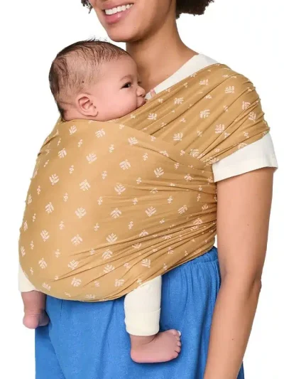 Ergobaby Aura marama, Sustainable Knit Camel Harvest (0-12 mj.)