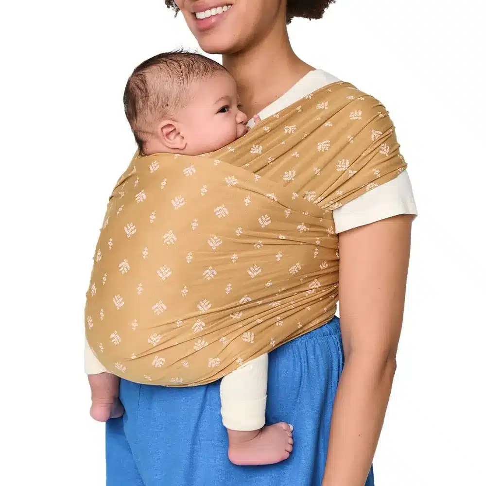 Ergobaby Aura marama, Sustainable Knit Camel Harvest (0-12 mj.)
