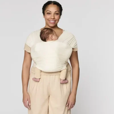 Ergobaby Aura marama, Sustainable Mesh Cream (0-12 mj.)
