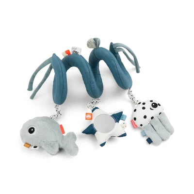 Done by Deer Aktivnosna spiralna igračka Sea friends Blue