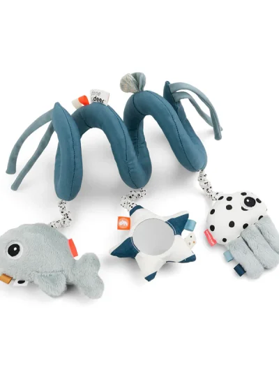 Done by Deer Aktivnosna spiralna igračka Sea friends Blue