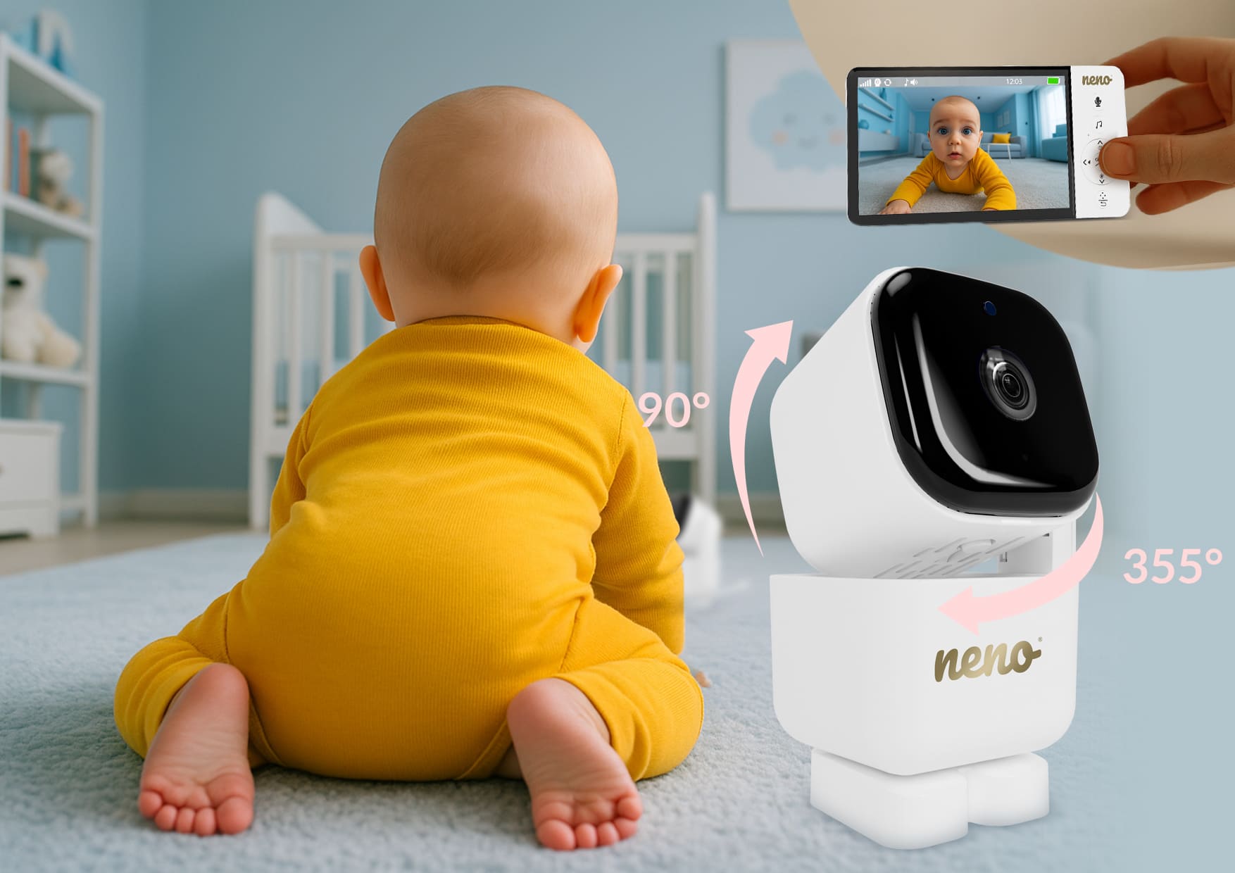 Neno Ciao Wireless baby monitor s kamerom i bežičnim ekranom - Image 8