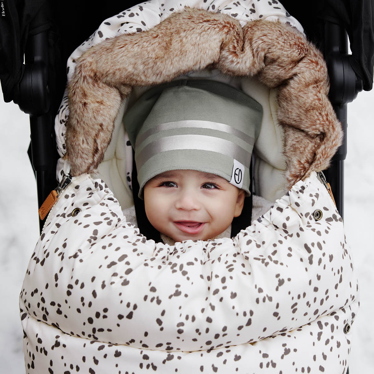 Elodie Zimska vreća za kolica, Dalmatian Dots - Image 2