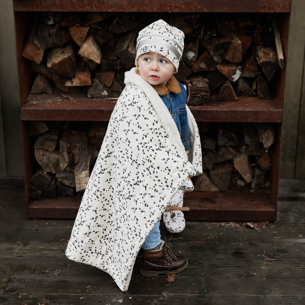 Elodie Rukavice za djecu i bebe Dalmatian Dots - Image 5