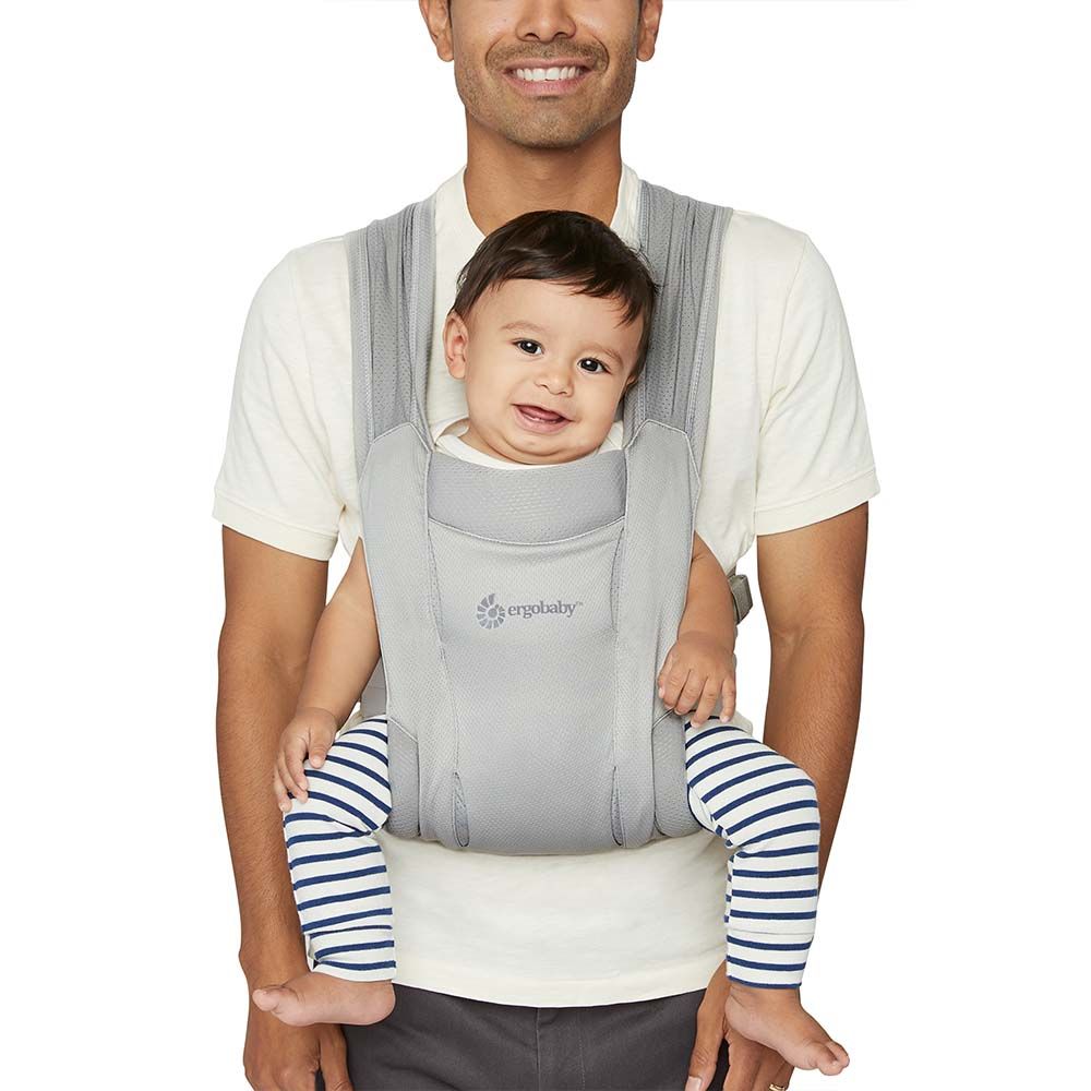 Ergobaby Embrace Soft Air Mesh nosiljka Soft Grey - Image 4