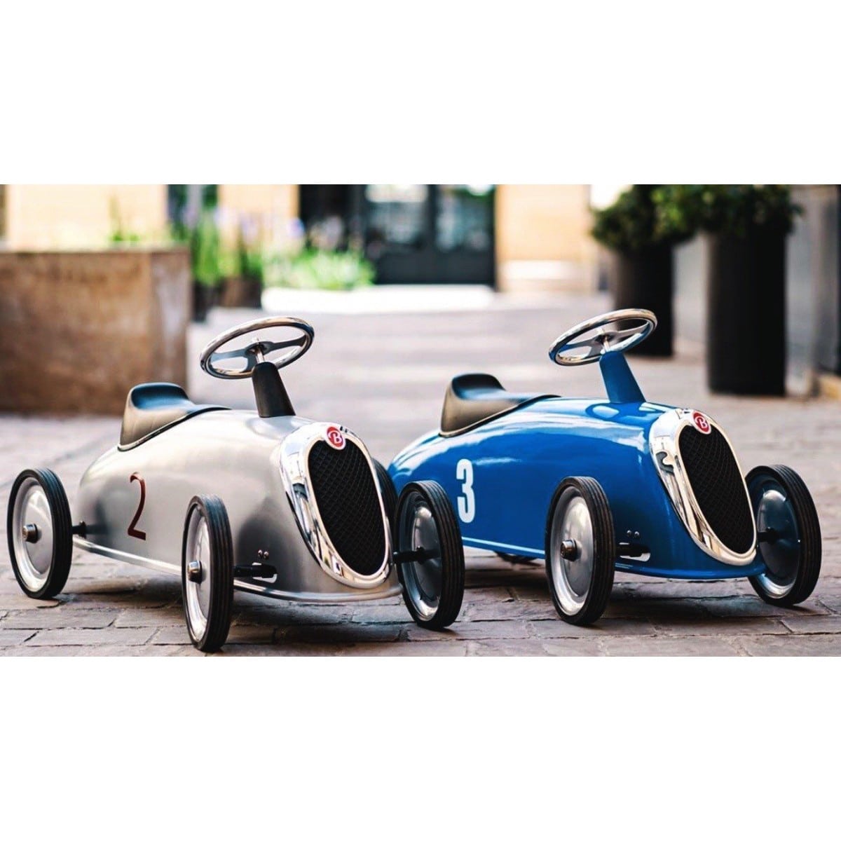 Baghera Ride-On Rider New Silver retro autić za djecu - Image 3