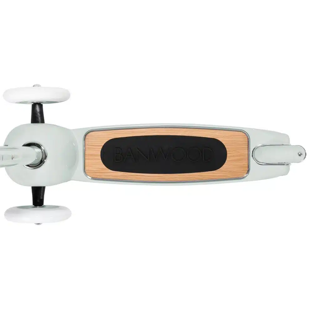 Banwood Romobil Trotinet Pale Mint + Pletena korpica - Image 5