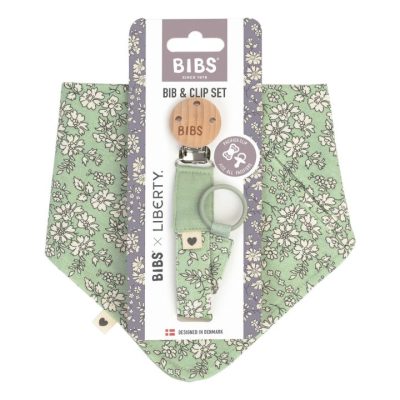BIBS x Liberty set vezica i marama podbradnik Capel Sage
