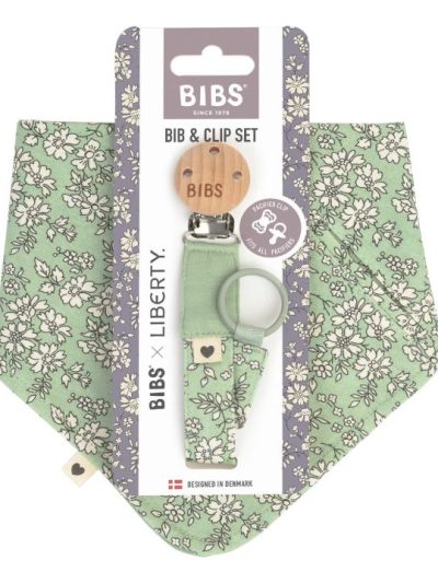 BIBS x Liberty set vezica i marama podbradnik Capel Sage