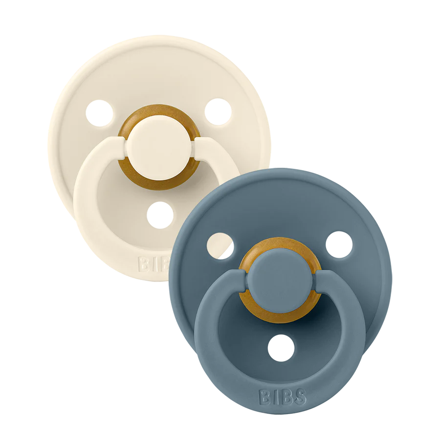 BIBS cucle Ivory & Petrol (0-6m) 2kom