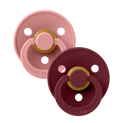 BIBS cucle Dusty Pink & Elderberry (6-18m) 2kom