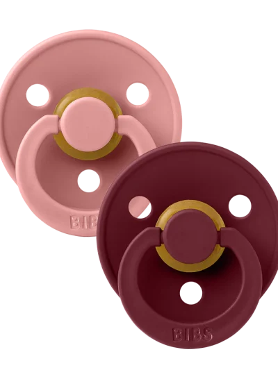 BIBS cucle Dusty Pink & Elderberry (0-6m) 2kom