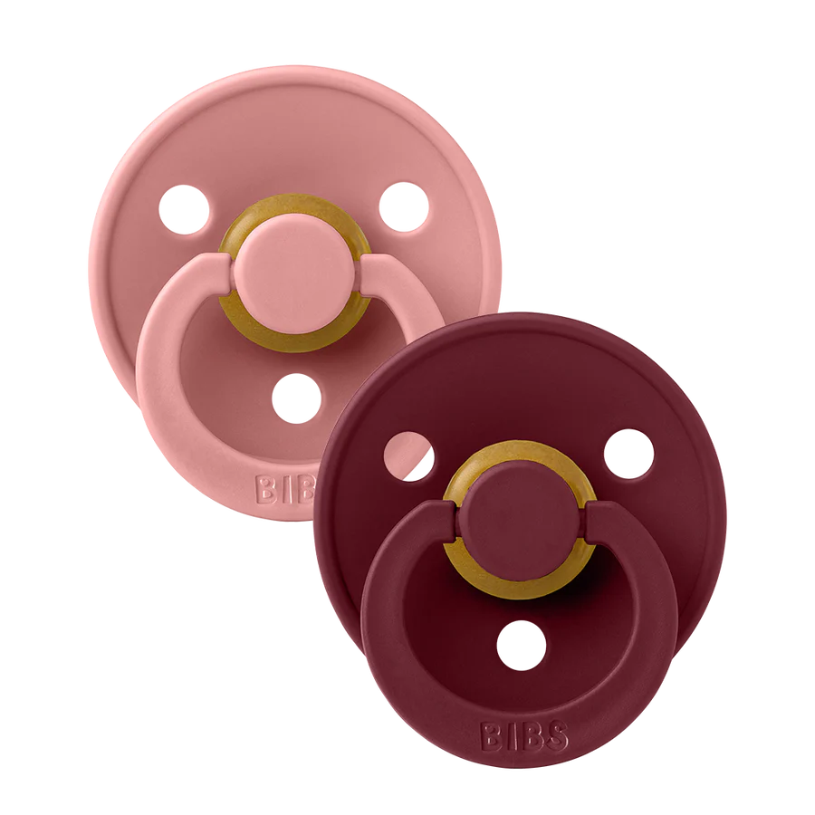 BIBS cucle Dusty Pink & Elderberry (6-18m) 2kom